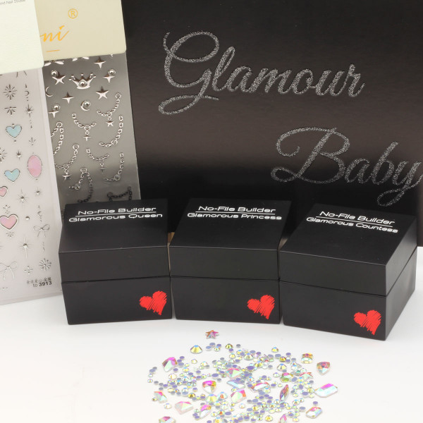 Glamour No-File Gele Box Lovenails