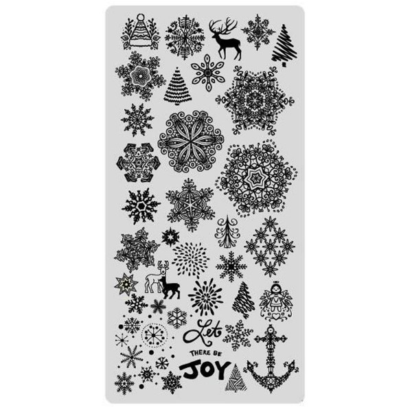 Stamping Schablone Xmas 7