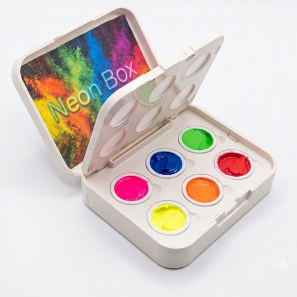 Ombre Neon Gele Box für sanfte Verläufe ohne HEMA