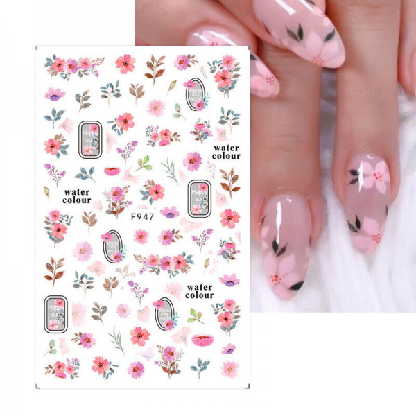 Blume Nail Sticker für Nageldesign