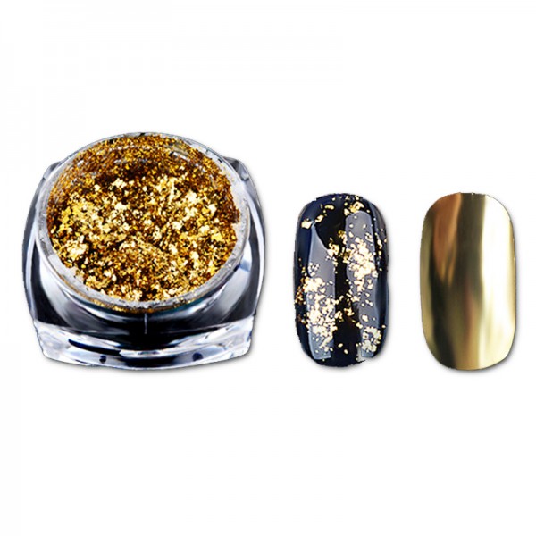 Chrome Flakes Gold