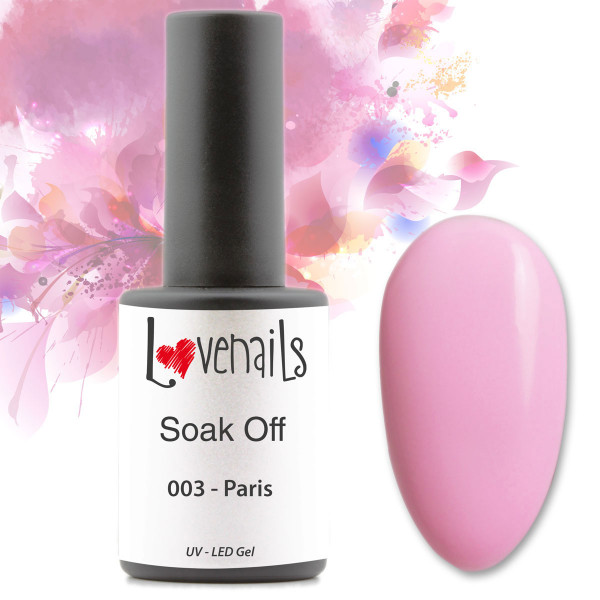 Soak Off Farbgel Paris Pink 10ml