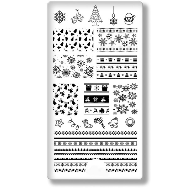 Stamping Schablone Xmas 21