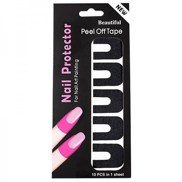 Nagelhaut Sticker schwarz
