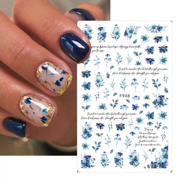 Blume Nail Sticker für Nageldesign