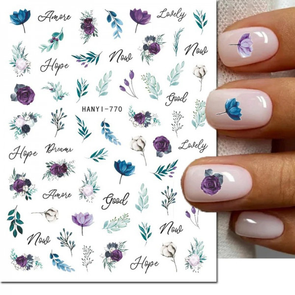 Nail Sticker Blumen 56