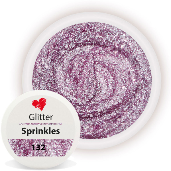 Glitter Farbgel Sprinkles 5ml Nailart UV-Gel Modellage