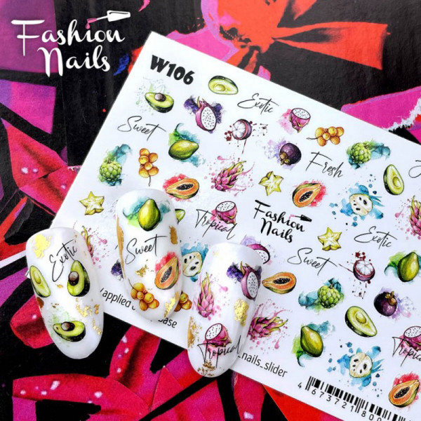 Sommer Slider Fashion Nails
