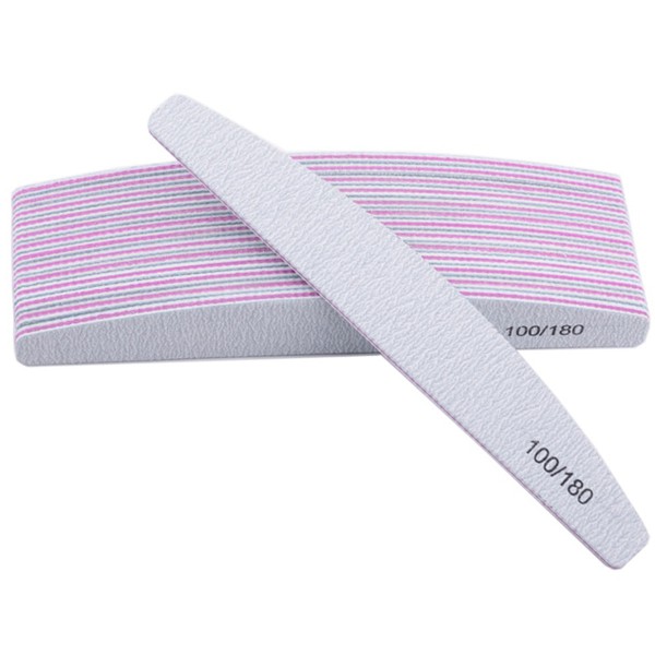Studio Nagelfeile Zebra Halbmond 100-180