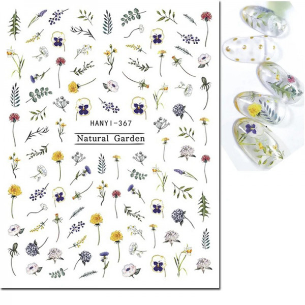 Nail Sticker Blumen 50