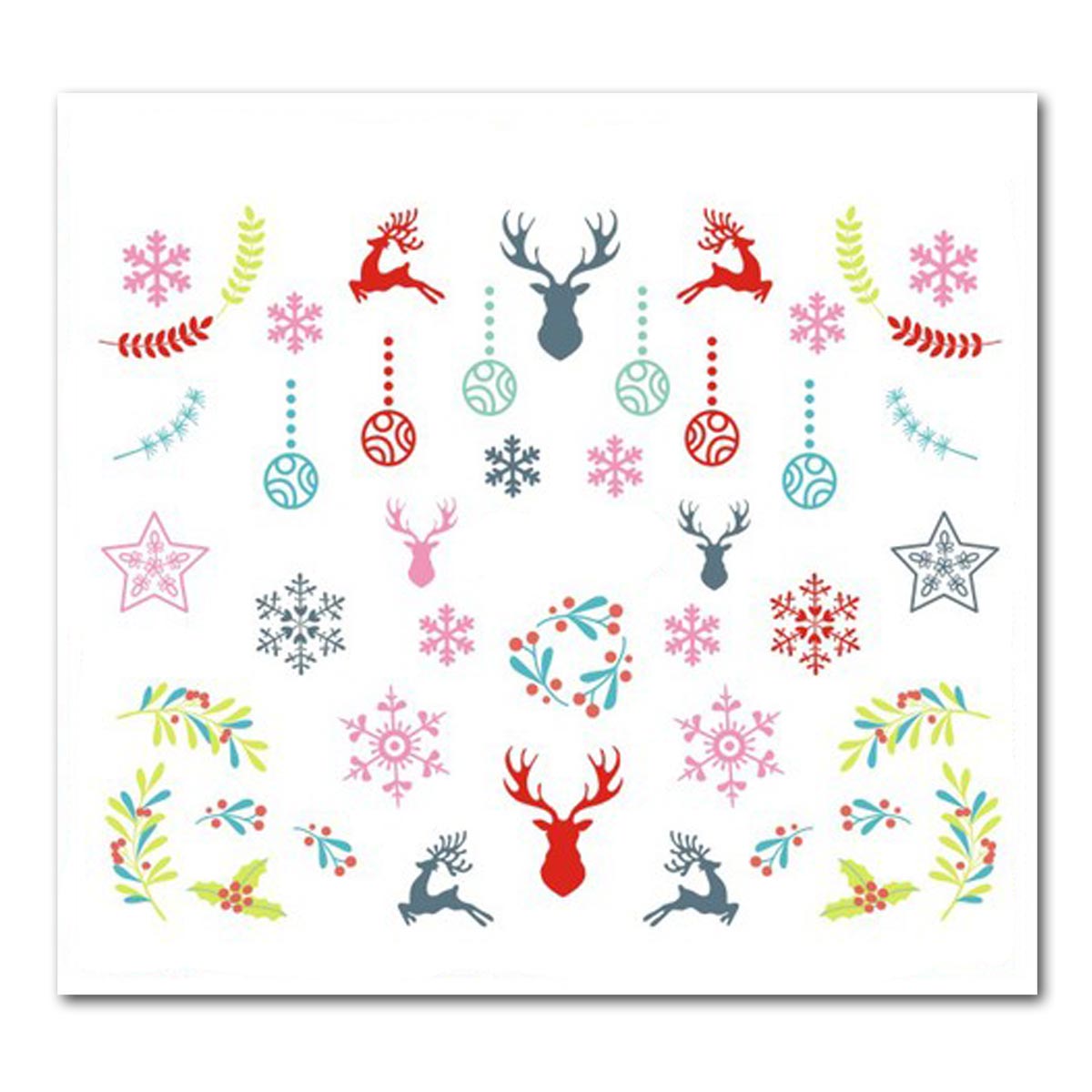 Nailart Tattoo Weihnachten 25