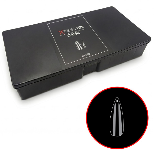 Stiletto Soft Gel Press-On Tips für ausgefallene Nägel