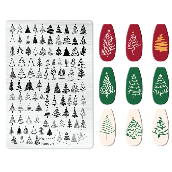 XXL Stamping Schablone Weihnachten 2