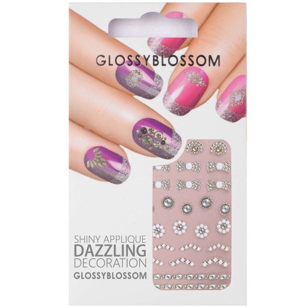 Glossy Blossom Nail Sticker 21