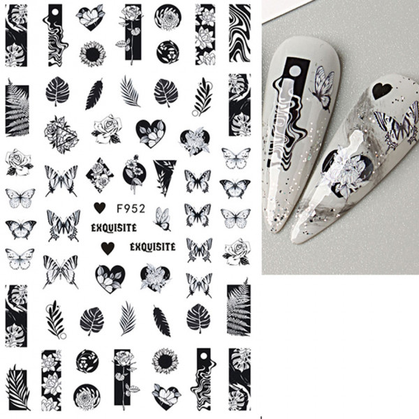 Blume Nail Sticker für Nageldesign