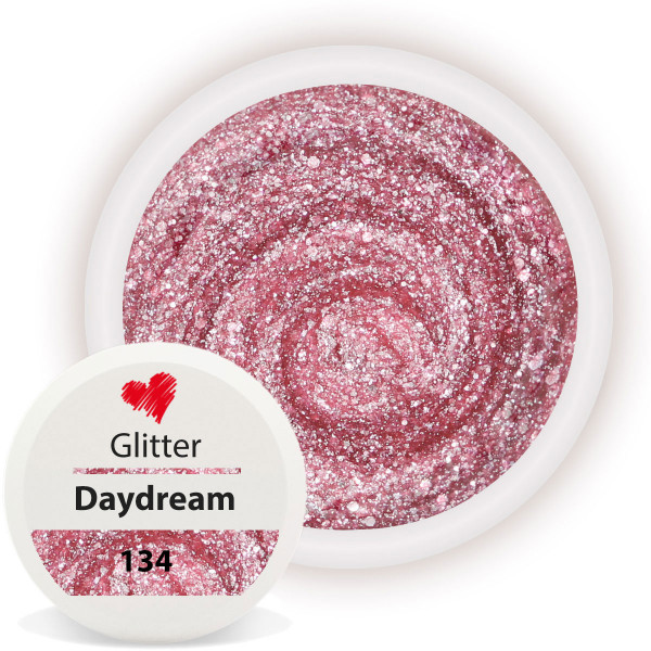 Glitter Farbgel Daydream 5ml Nailart UV-Gel Modellage