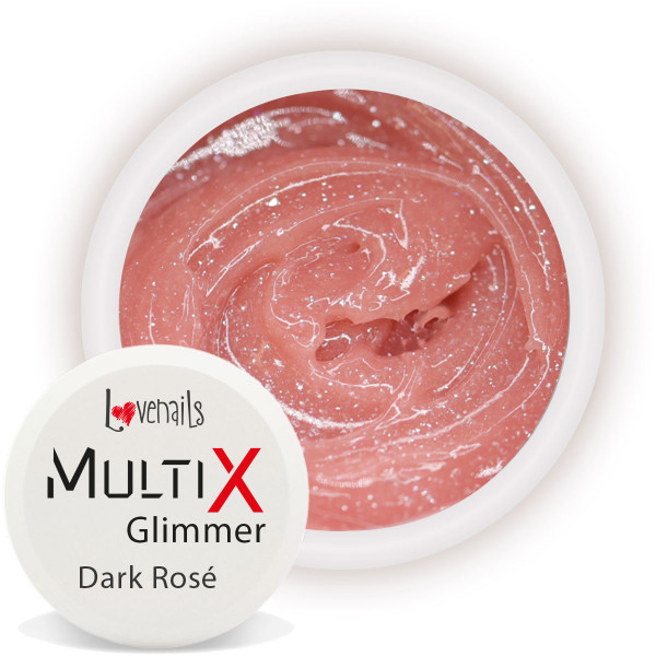 AcrylGel Glimmer - Dark Rosé