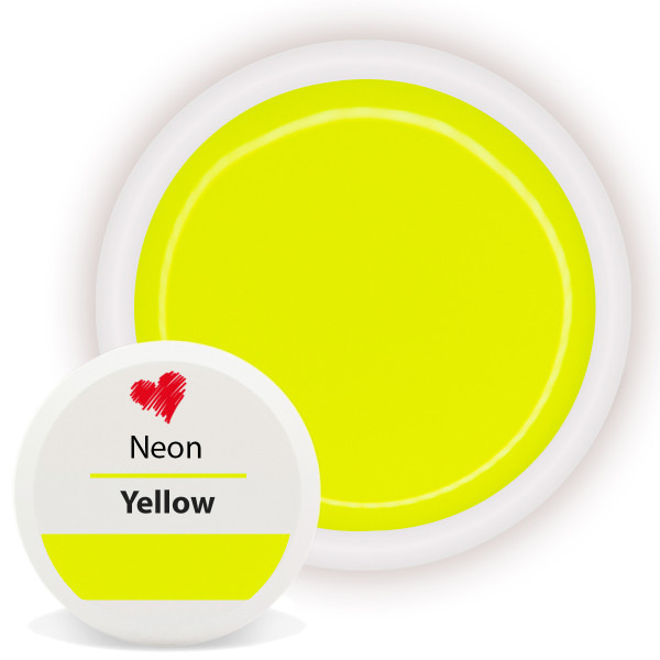 Neon Farbgel yellow gelb Summer