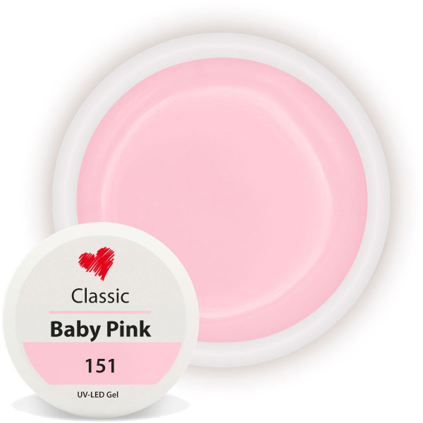 Classic Farbgel Baby Pink Nailart