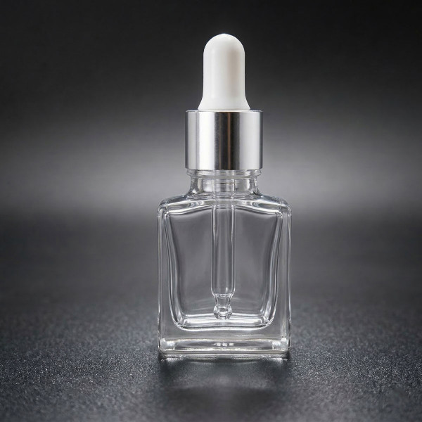 Klarglasflasche mit Pipette 15ml