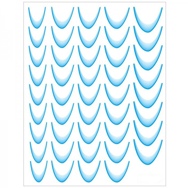 Ombre Smileline Sticker für French nails