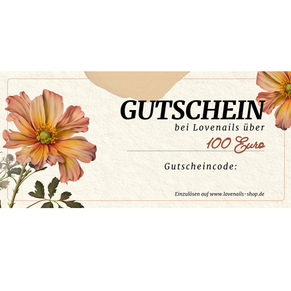 Lovenails Geschenkgutschein