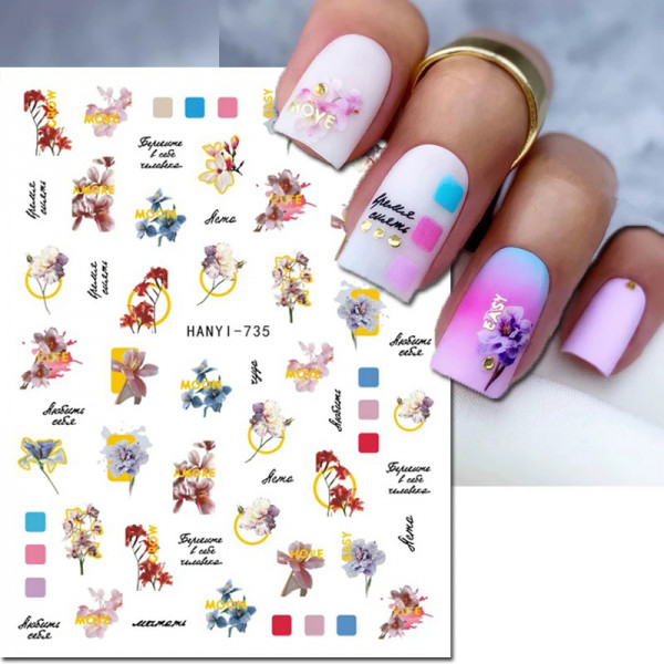 Nail Sticker Blume 46