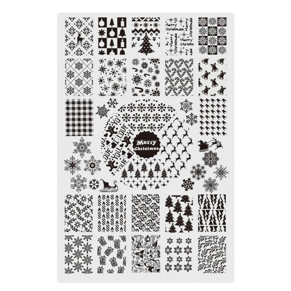 Stamping Schablone Xmas 14