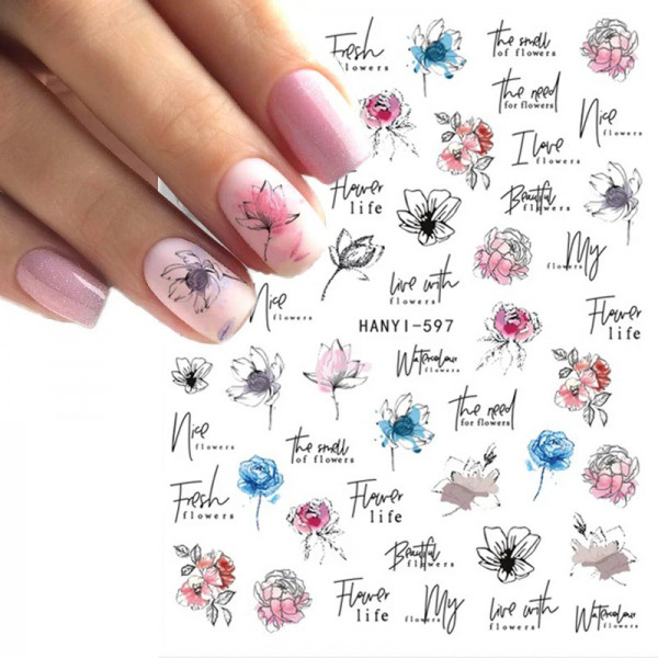 Nail Sticker Frühling 3