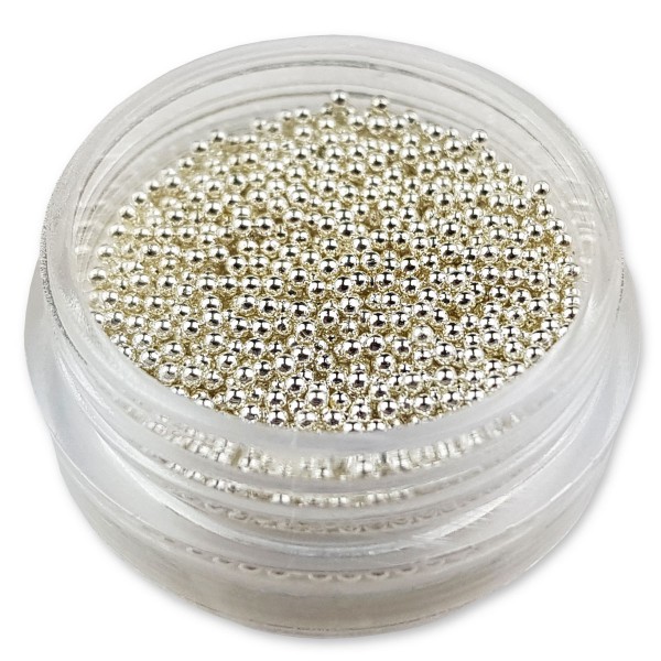Micro Perlen Silber