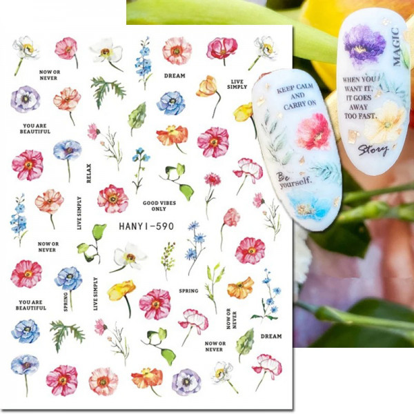Nail Sticker Frühling 4