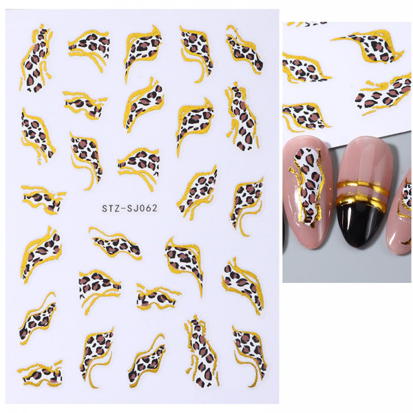 Leo Animal Nail Sticker für Nageldesign