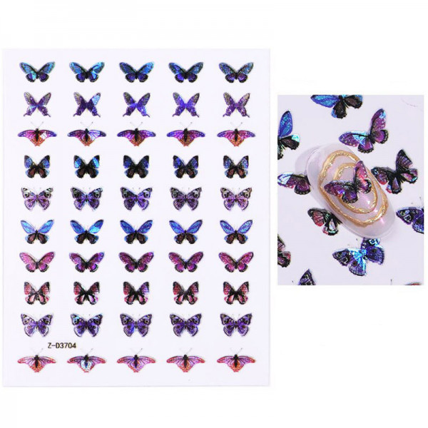 Nail Sticker Holo Schmetterling Nails