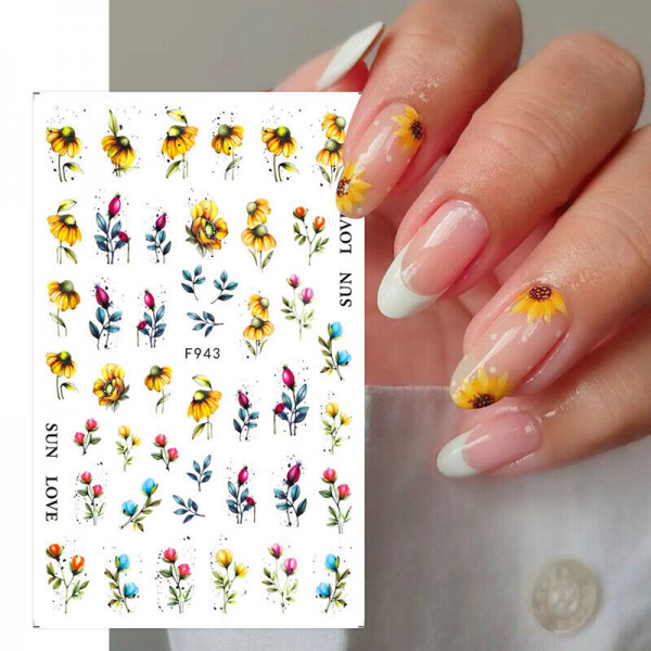 Blume Nail Sticker für Nageldesign