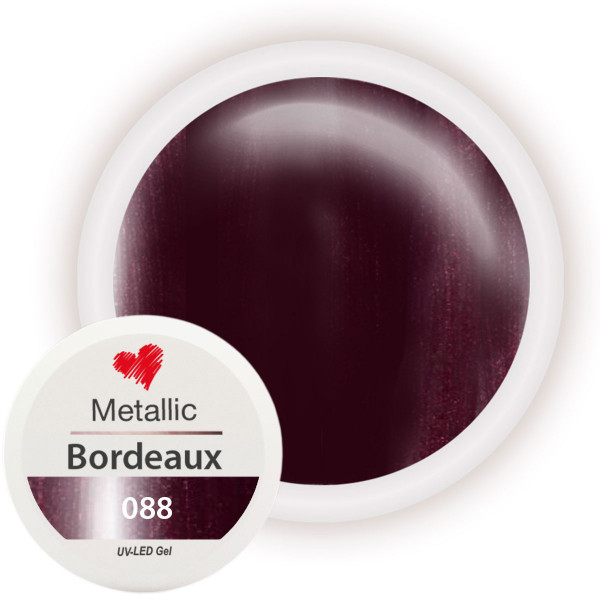 Metallic Farbgel 088 Bordeaux 5ml