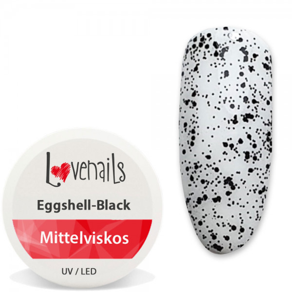 Eggshell Black Versiegler Nageldesign