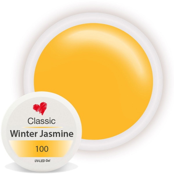 Classic Farbgel Winter Jasmine Gelb Nailart