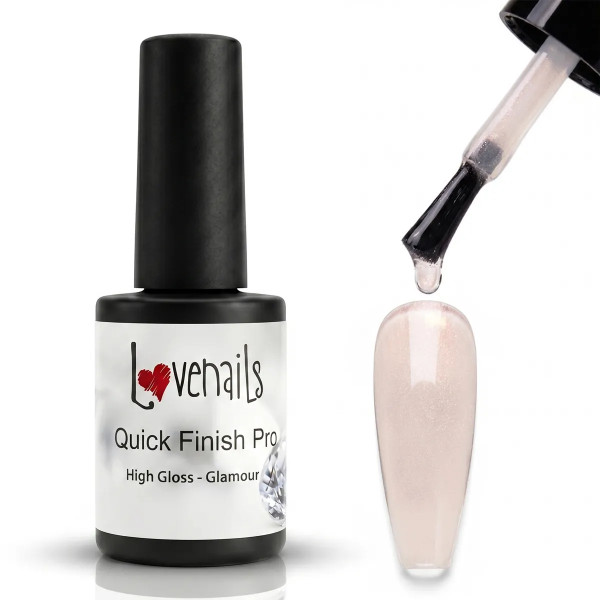 Glimmer Quick Finish Versiegler für Nägel ohne HEMA