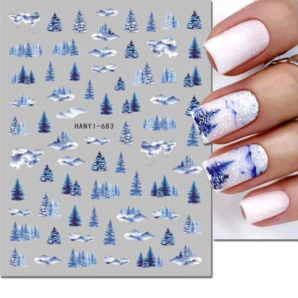 Nail Sticker Winter 6