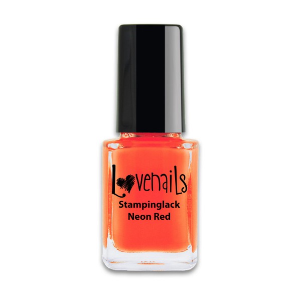 Lovenails Stamping Lack Neon Red 12ml