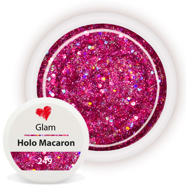 Glam Farbgel 249 Holo Macaron