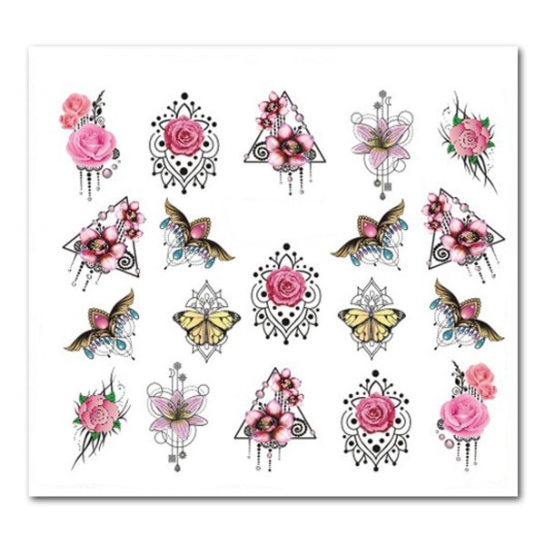 Mandala Nailart Tattoo Wraps Slider