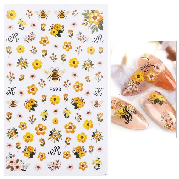 Frühling Nail Sticker für Nageldesign