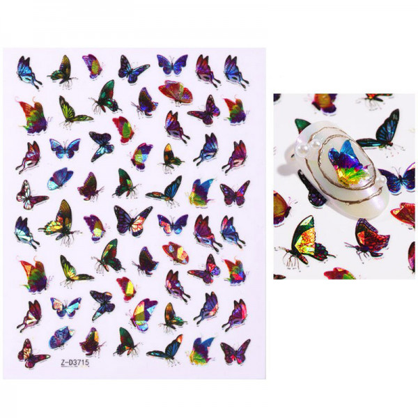 Nail Sticker Holo Schmetterling Nails