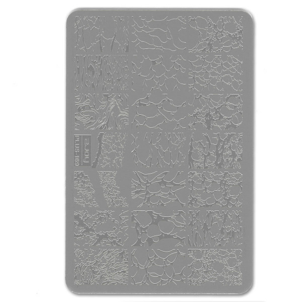 XXL Stamping Schablone Water Marble