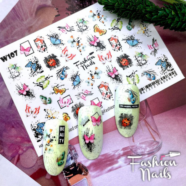 Blume Sommer Slider Fashion Nails
