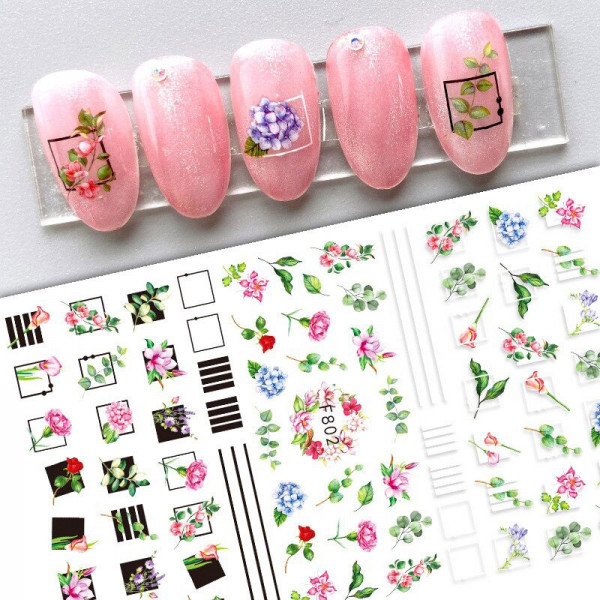 Nail Sticker Blumen Nailart nägel