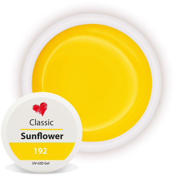 Gelb Sunflower Farbgel Classic Nagelmodellage