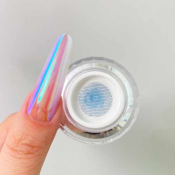 Aurora Chrome Pigment Neuheit Nailart