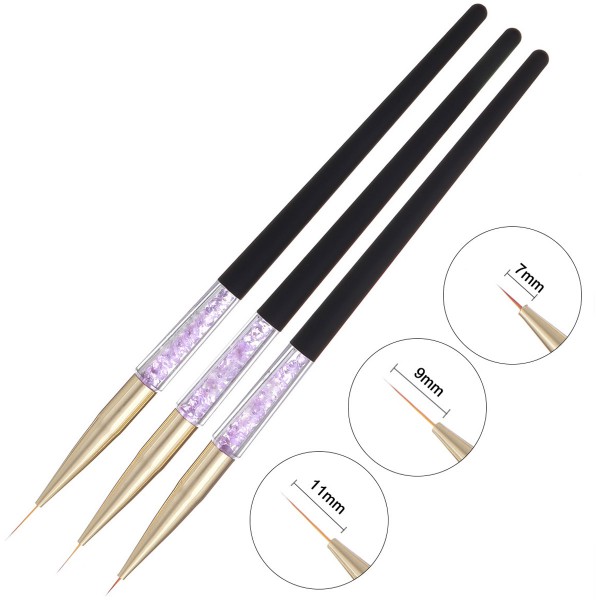 3 teiliges Fineliner Set Strass